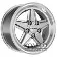 Ronal R9 W7 R16 PCD5x112 ET23 DIA66.5 silver front diamond cut