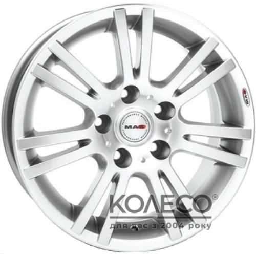Mak Fiorano W7 R17 PCD4x108 ET15 DIA65.1 silver