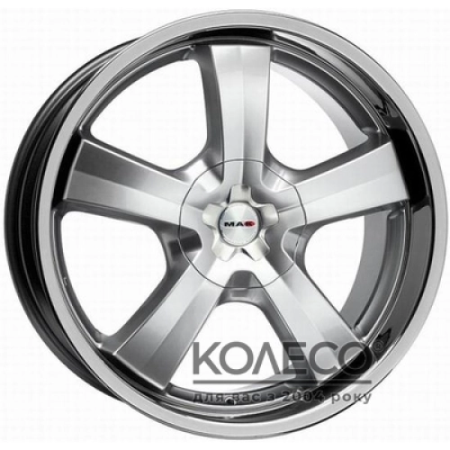Mak G-Five W9 R20 PCD5x112 ET50 DIA66.6 silver