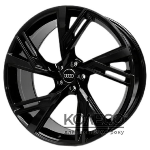 Replica Audi 6105 W9.5 R22 PCD5x112 ET35 DIA66.45 Black