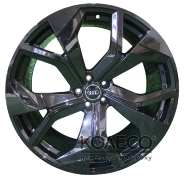 Replica Audi 6109 W9.5 R22 PCD5x112 ET30 DIA66.45 Black