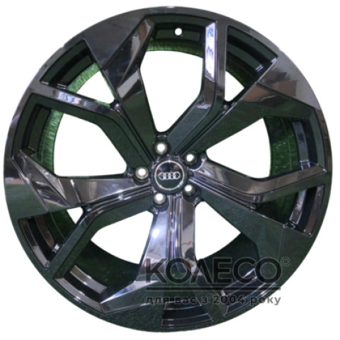 Replica Audi 6109 W9.5 R22 PCD5x112 ET30 DIA66.45 Black