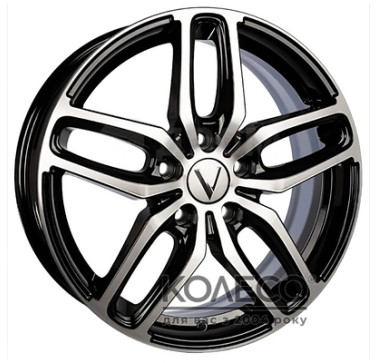 Vector B199 W6.5 R17 PCD4x100 ET41 DIA60.1 Алмаз черн