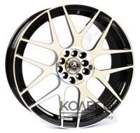 Диски Alexrims AFC-3 (forged) W8.5 R19 PCD5x130 ET50 DIA71.6 polished surface + black insid