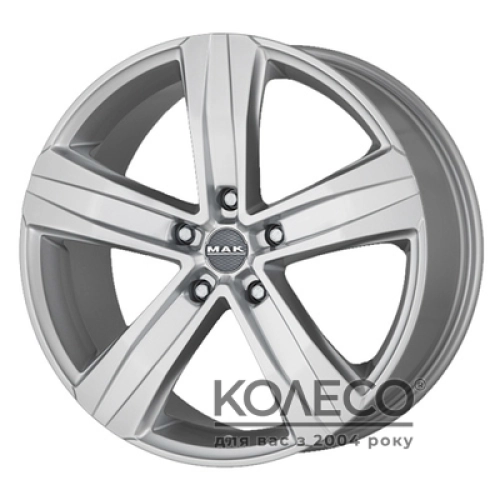 Mak Stone 5 W7.5 R18 PCD5x120 ET50 DIA65.1 silver