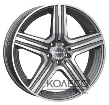 Mak LEWIS W9 R20 PCD5x112 ET57 DIA66.6 GMMF