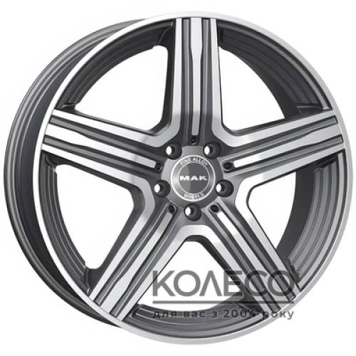 Mak LEWIS W9 R20 PCD5x112 ET57 DIA66.6 GMMF