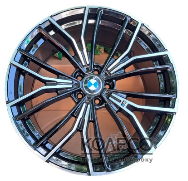 Replica BMW B5964 W9 R19 PCD5x120 ET44 DIA72.6 BKF