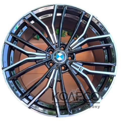 Replica BMW B5964 W9 R19 PCD5x120 ET44 DIA72.6 BKF