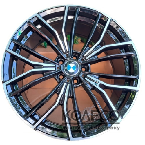 Replica BMW B5964 W9 R19 PCD5x120 ET44 DIA72.6 BKF