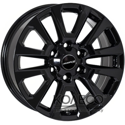 Zorat Wheels BK5881 W7.5 R17 PCD6x139.7 ET25 DIA106.1 Black