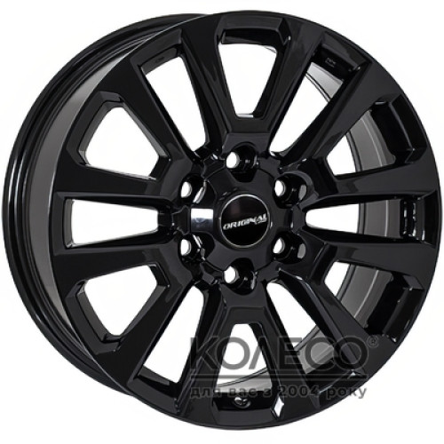 Zorat Wheels BK5881 W7.5 R17 PCD6x139.7 ET25 DIA106.1 Black