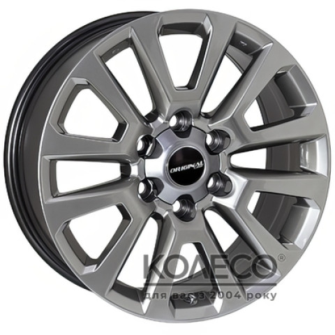 Zorat Wheels BK5881 W7.5 R18 PCD6x139.7 ET25 DIA106.1 HB