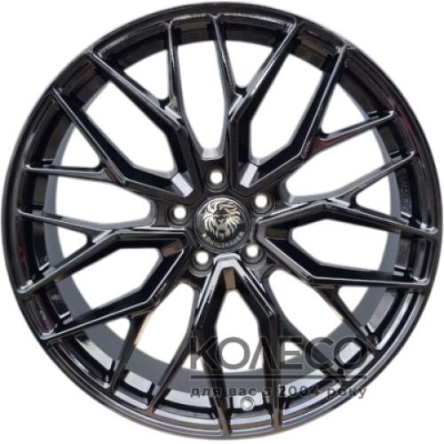 KONIGSRADER KR3 W8.5 R19 PCD5x108 ET45 DIA72.6 Black