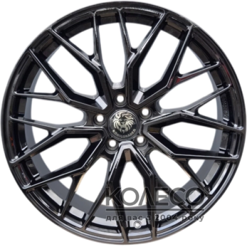 KONIGSRADER KR3 W8.5 R19 PCD5x120 ET35 DIA72.6 Black