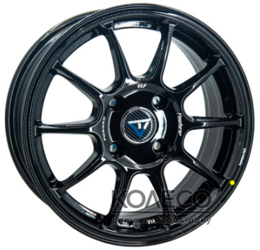 VLF ULF15 W6.5 R15 PCD4x114.3 ET40 DIA73.1 Black