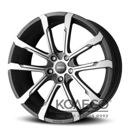 Momo Quantum W9.5 R19 PCD5x112 ET45 DIA79.6 matt anthracite polished