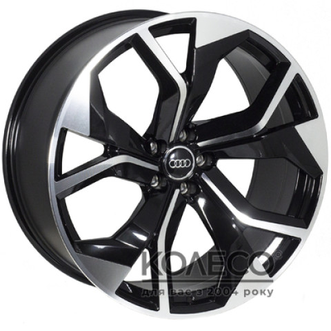 Zorat Wheels BK5758 W10 R22 PCD5x112 ET21 DIA66.6 BP