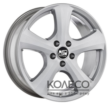 MSW 19 W8 R18 PCD5x130 ET43 DIA71.6 silver