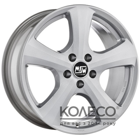 MSW 19 W8 R18 PCD5x130 ET43 DIA71.6 silver