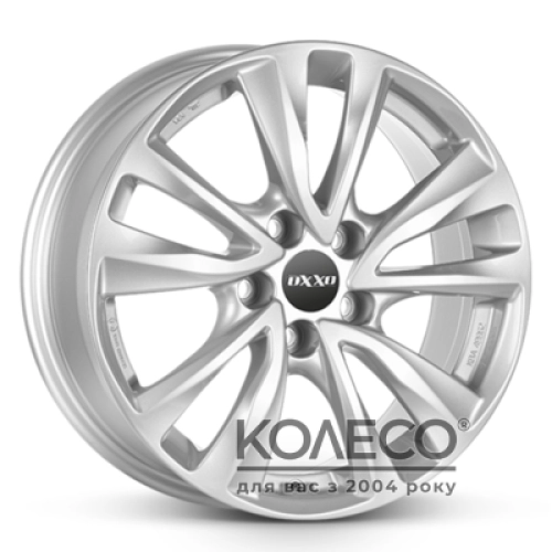 Oxxo Oberon 5 W7 R17 PCD5x108 ET52.5 DIA63.4 silver