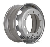 Диски WST Mercedes, MAN, DAF W8.25 R22.5 PCD10x335 ET165 DIA281 Gray