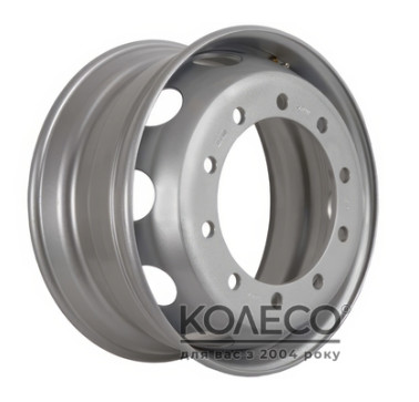 WST Mercedes, MAN, DAF W8.25 R22.5 PCD10x335 ET165 DIA281 Gray