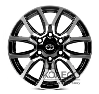 Replica TY3131 W7.5 R17 PCD6x139.7 ET25 DIA106.1 BMF