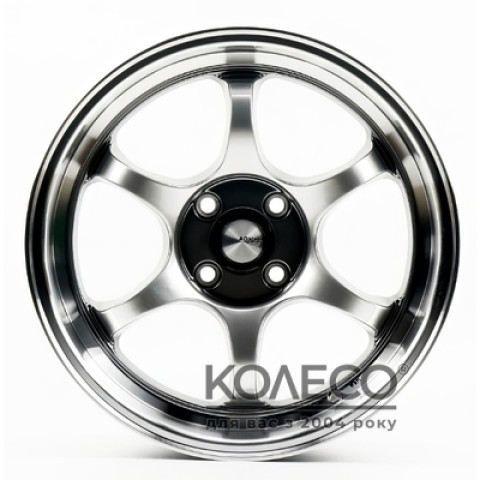 CAST WHEELS CW6088 W7 R16 PCD4x100 ET35 DIA73.1 HPBL