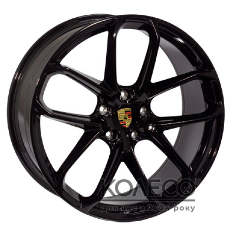 ZF C395 W9.5 R22 PCD5x130 ET45 DIA71.6 Black