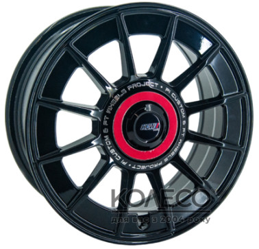GT LP60 W6.5 R15 PCD4x108 ET38 DIA73.1 Black