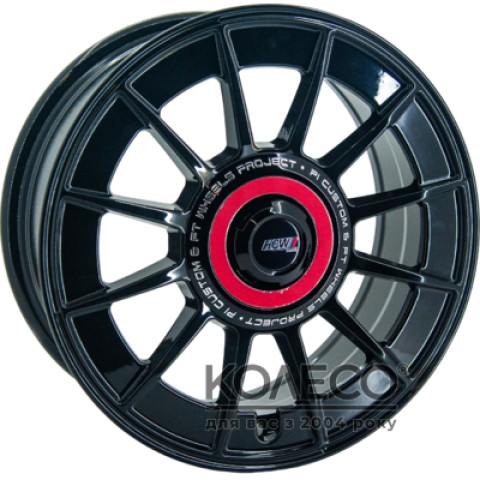 GT LP60 W6.5 R15 PCD4x108 ET38 DIA73.1 Black