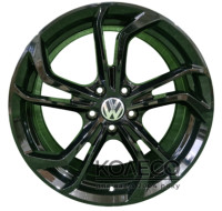 Диски Replica Volkswagen 698 W8 R18 PCD5x112 ET45 DIA57.1 Black