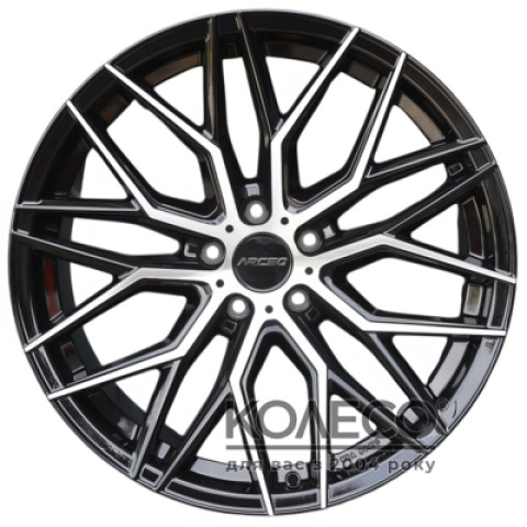 Arceo Valencia W8.5 R19 PCD5x120 ET38 DIA72.6 Black