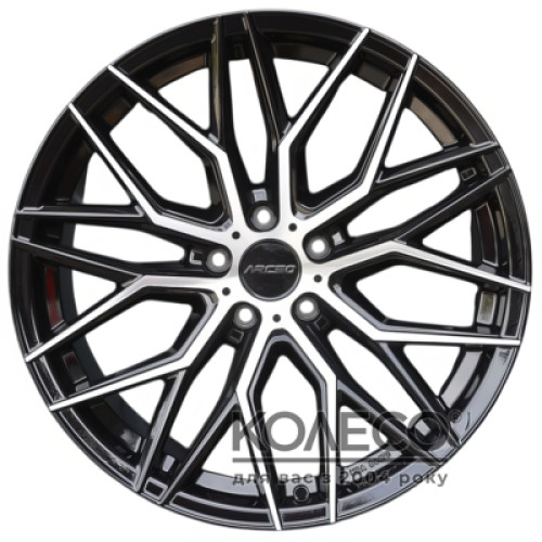 Arceo Valencia W8.5 R19 PCD5x120 ET38 DIA72.6 Black