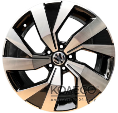 Replica 8044 W7 R18 PCD5x112 ET43 DIA57.1 Black