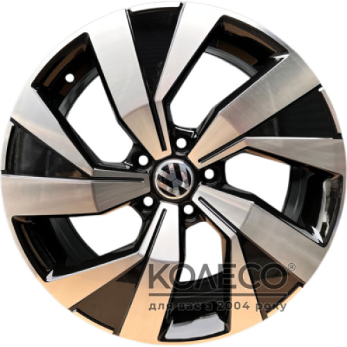 Replica 8044 W7 R18 PCD5x112 ET43 DIA57.1 Black