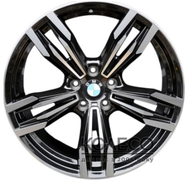 Replica D983 W9.5 R20 PCD5x120 ET33 DIA72.6 Black