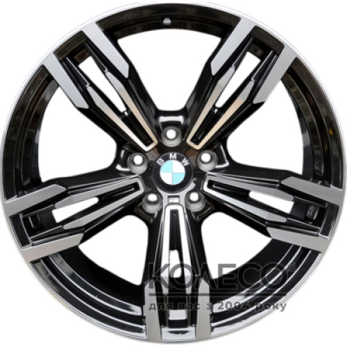 Replica D983 W9.5 R20 PCD5x120 ET33 DIA72.6 Black