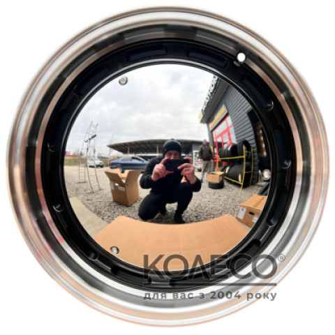 Flow Forming REW038-5 W6.5 R15 PCD5x100/112 ET20 DIA57.1 Black