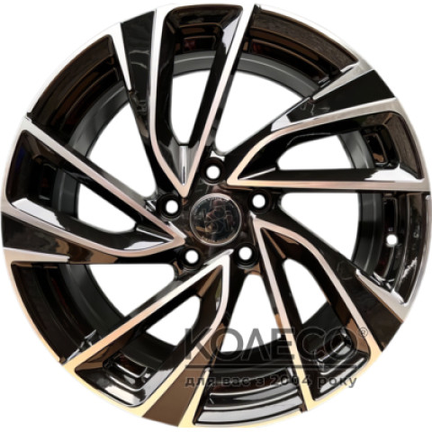 Flow Forming FBX260-7 W7.5 R17 PCD5x112 ET45 DIA57.1 Black