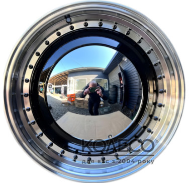 Flow Forming REW024-8 W8 R18 PCD5x112/114.3 ET30 DIA73.1 Black