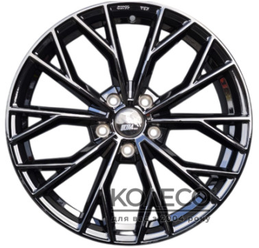 Ultra Wheels UA23 W8 R18 PCD5x112 ET45 DIA66.6 Black