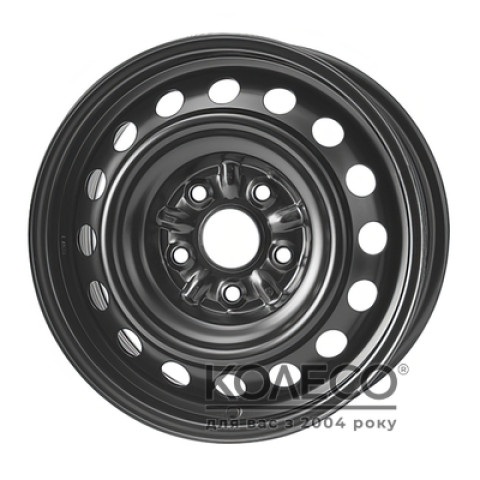 Kronprinz TO515005 W6.5 R15 PCD5x100 ET39 DIA54 Black