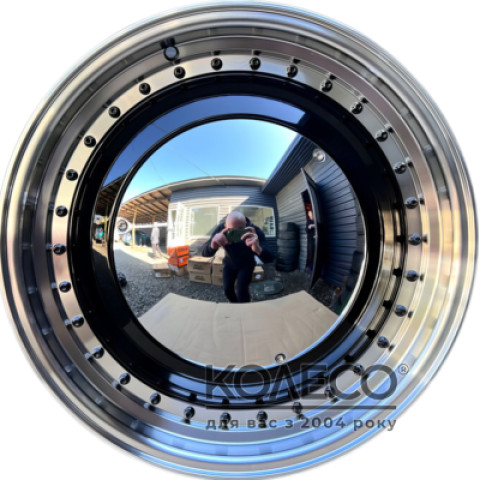 Flow Forming REW024 -8 W8 R18 PCD5x100/112 ET40 DIA57.1 Black