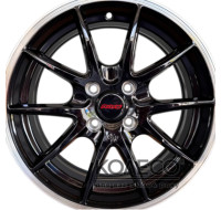 Koko SL511 W6 R15 PCD4x100 ET35 DIA73.1 Black