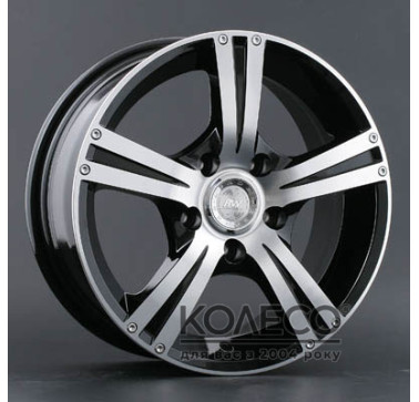 Racing Wheels H-326 W6.5 R15 PCD5x120 ET40 DIA72.6 BK-F/P