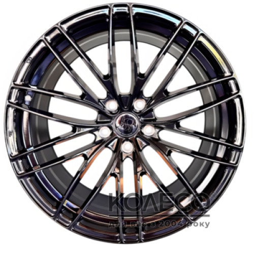 Koko FF215 W8 R18 PCD5x108 ET38 DIA73.1 Black