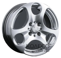 Диски Racing Wheels H-344 W6 R14 PCD4x100 ET35 DIA67.1 silver