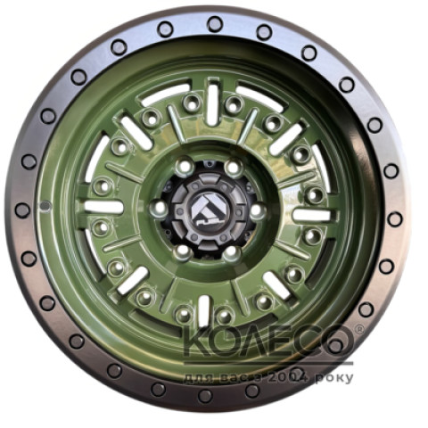 Off Road Wheels JT250-7 W9 R17 PCD6x139.7 DIA110.1 Mint Green